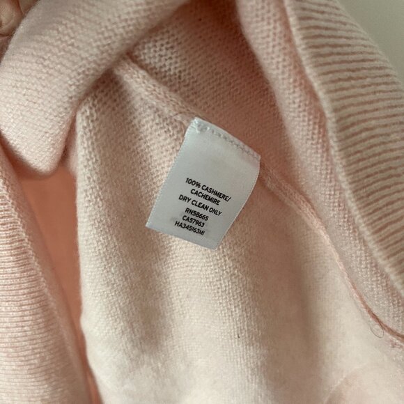NWOT 100%cashmere sweater pullover pink - Picture 2 of 2